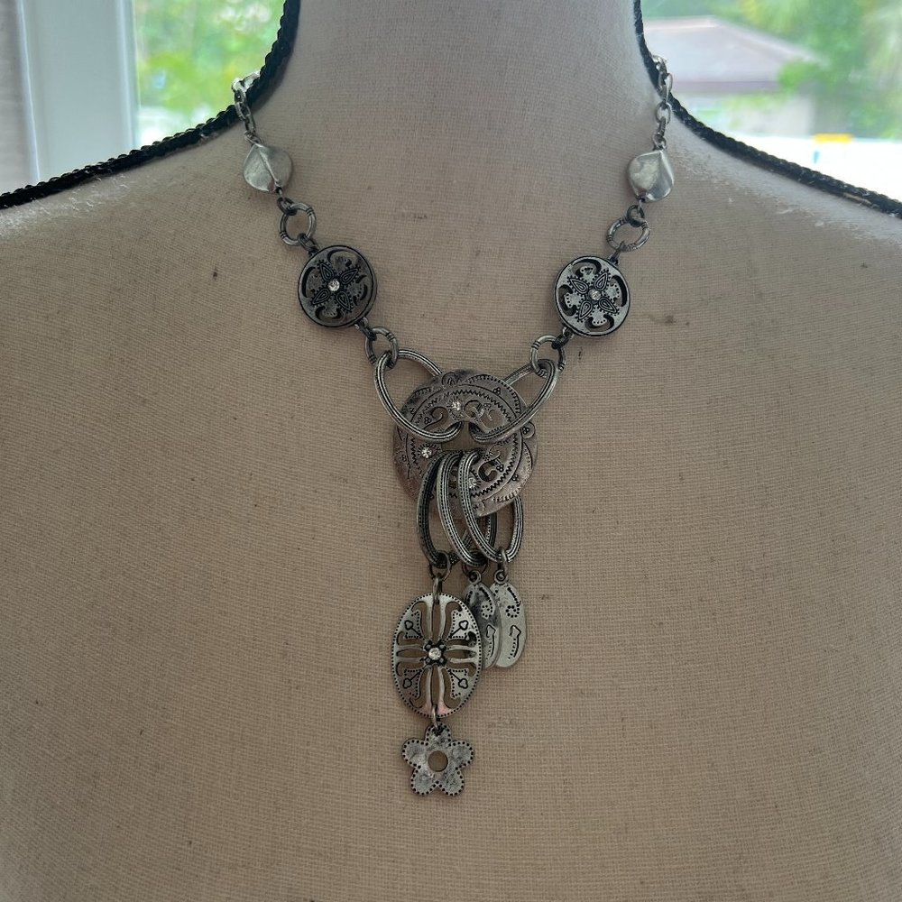 Landau Jewelry Necklace Southwest Engraved Design